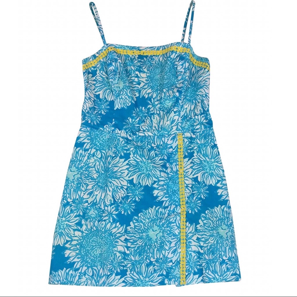 LILY PULITZER Jesse Romper Ariel Blue SZ 4